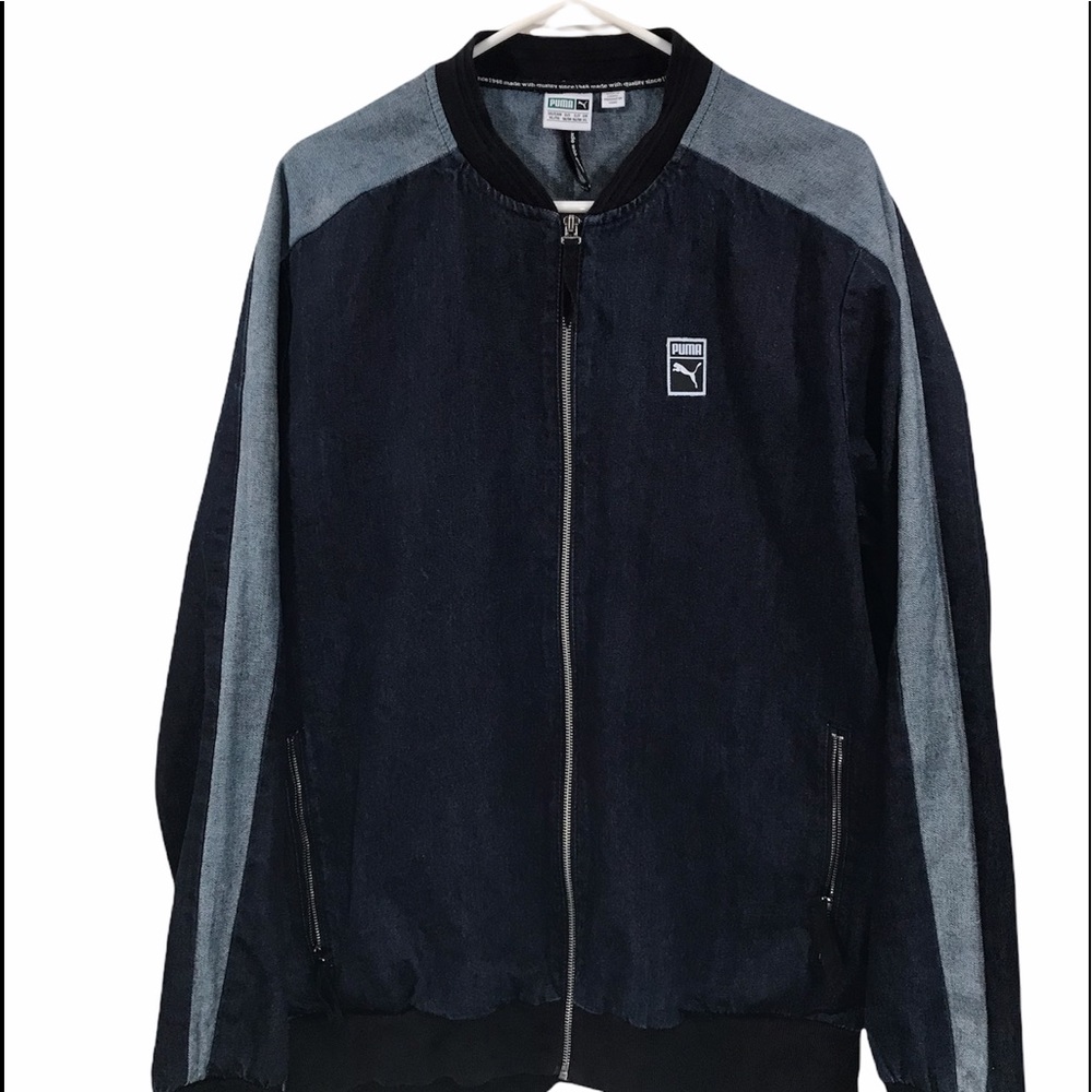 Vintage Y2K Puma denim lightweight jacket.